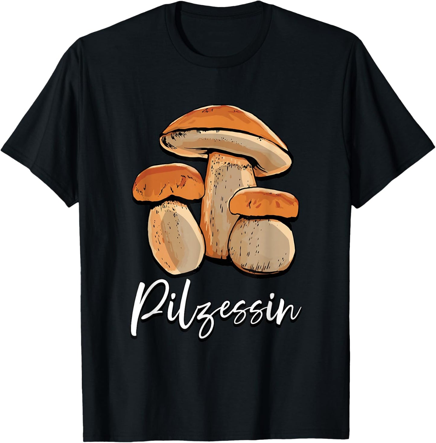 Pilzessin Mushroom Collector , black, s T-Shirt - T-Shirt | Black