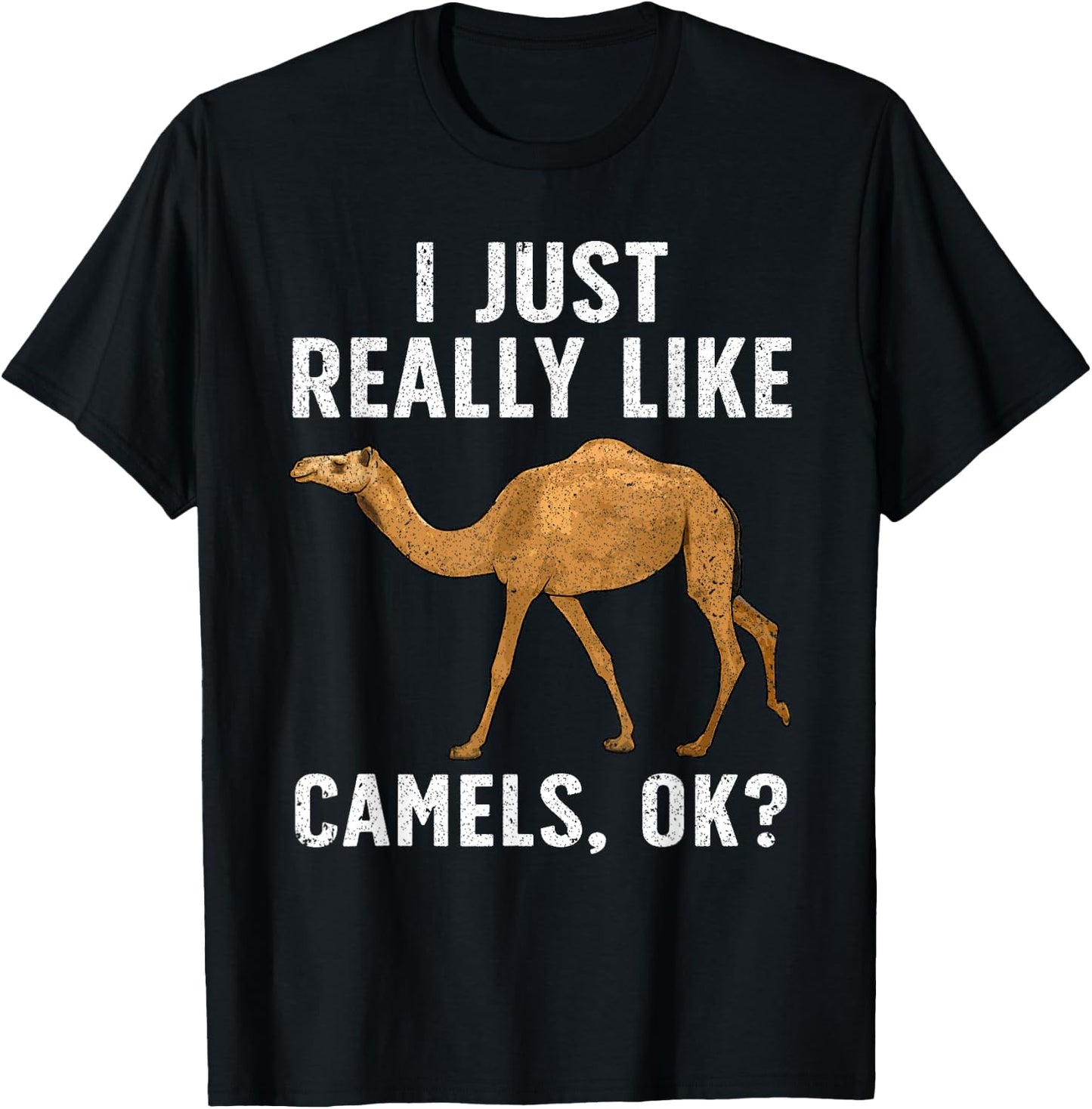 Camel Art Women Dromedary Africa Camel Lover T-Shirt - T-Shirt | Black