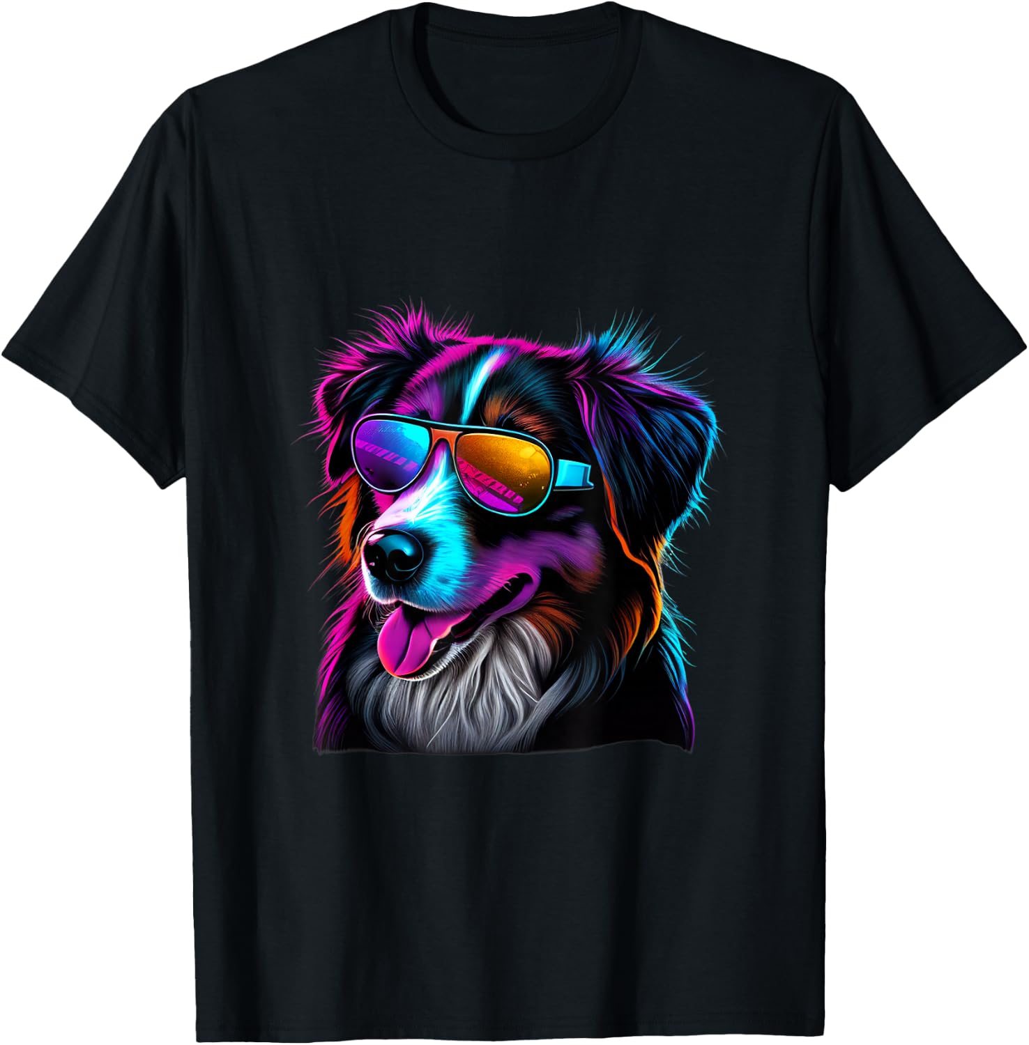 Australian Shepherd Dogs Australian Shepherds T-Shirt - T-Shirt | Black