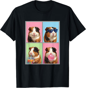 Guinea Pigs Funny Guinea Pig T-Shirt - T-Shirt | Black