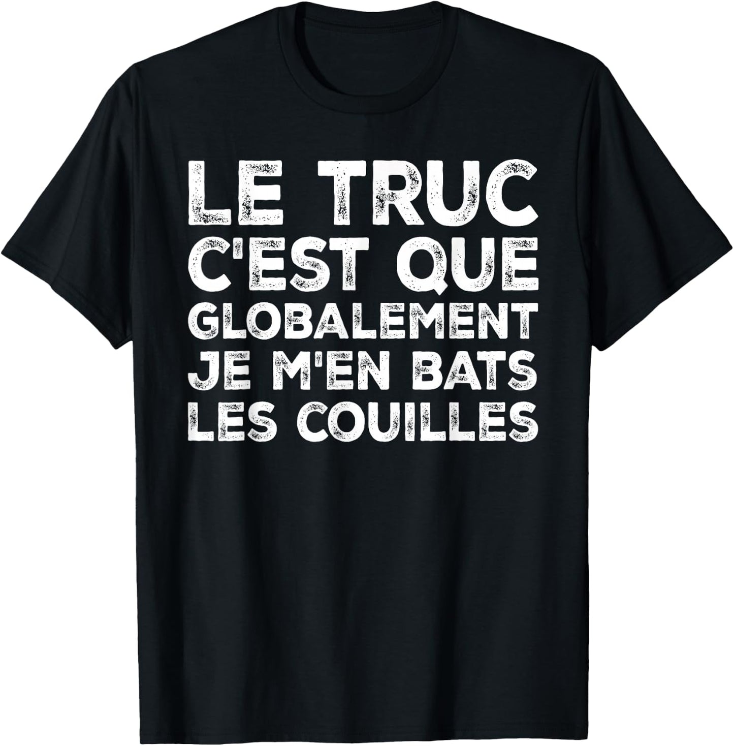 The thing is that overall I'm fighting the balls , Black, S T-Shirt - T-Shirt | Black