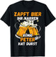 PETER Name Vorname Biertrinker Bier Spruch T-Shirt - T-Shirt | Black