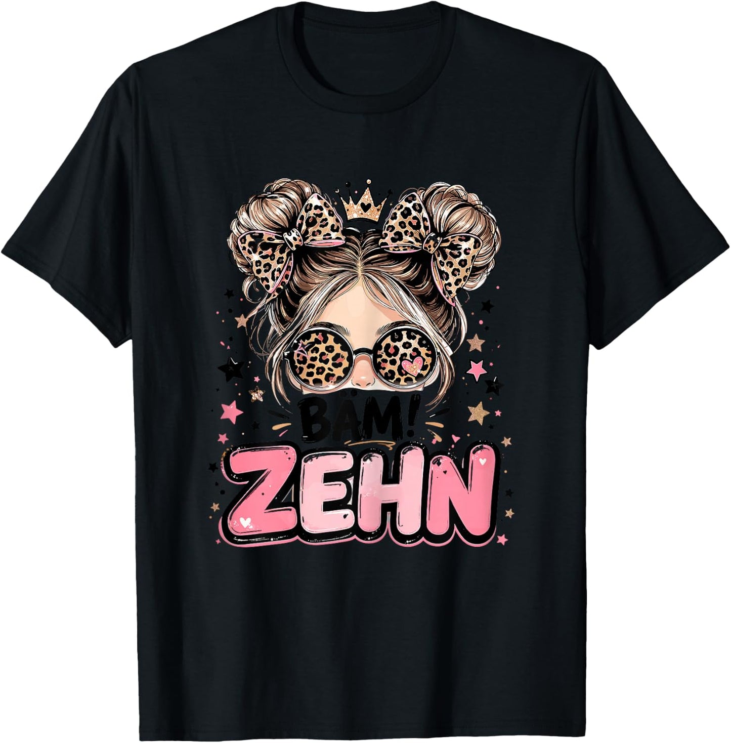 10. Geburtstag Mädchen 10 Jahre 2016 Lustig Geschenk T-Shirt - T-Shirt | Black