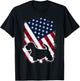 American US Flag Sealyham Terrier Dog Lover 4th of July T-Shirt - T-Shirt | Black