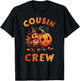 Cousin Crew Thanksgiving Family Matching Turkey Day Fall T-Shirt - T-Shirt | Black