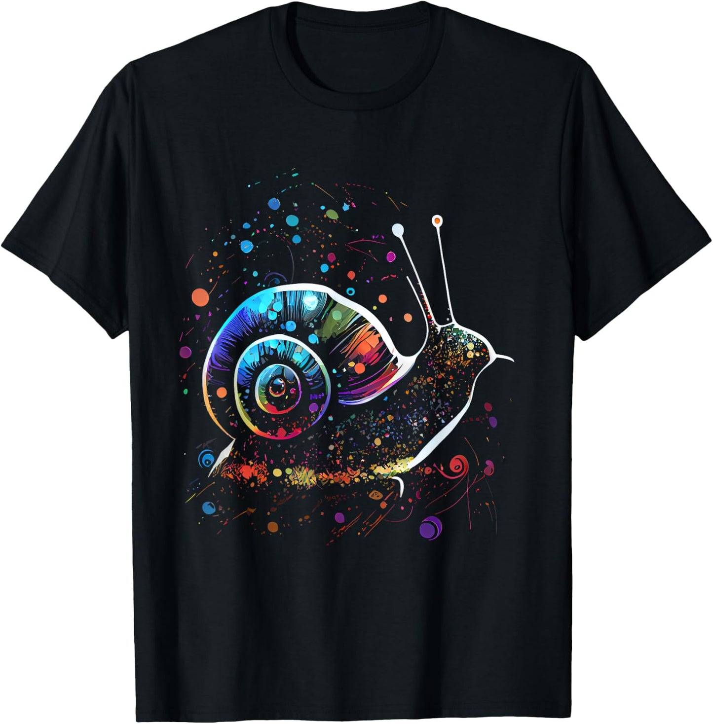 Schnecke Schnecken Lieblingstier Tier Lahme Schnecke T-Shirt - T-Shirt | Black