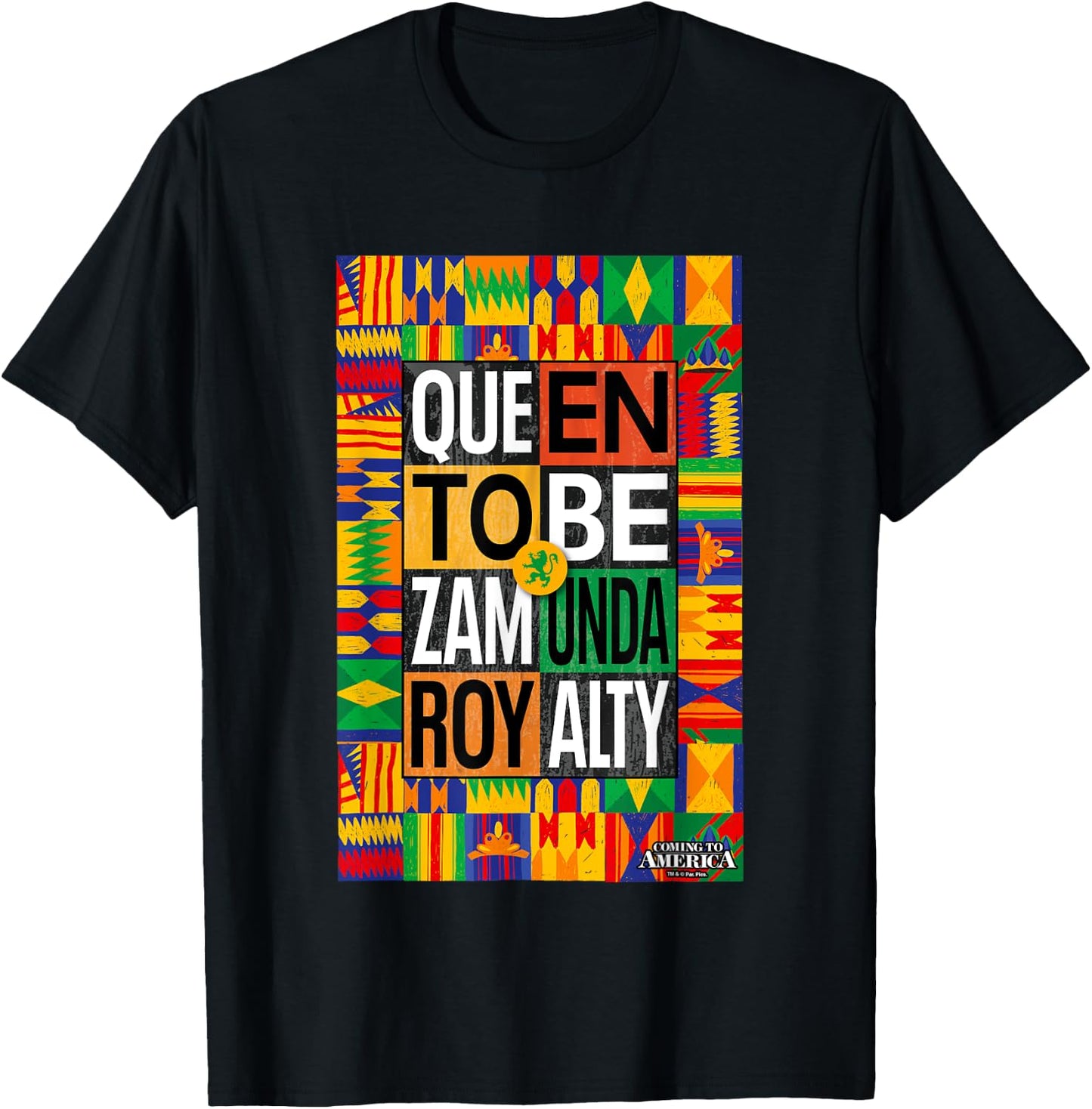 Coming To America Queen To Be Zamunda Royalty T-Shirt - T-Shirt | Black