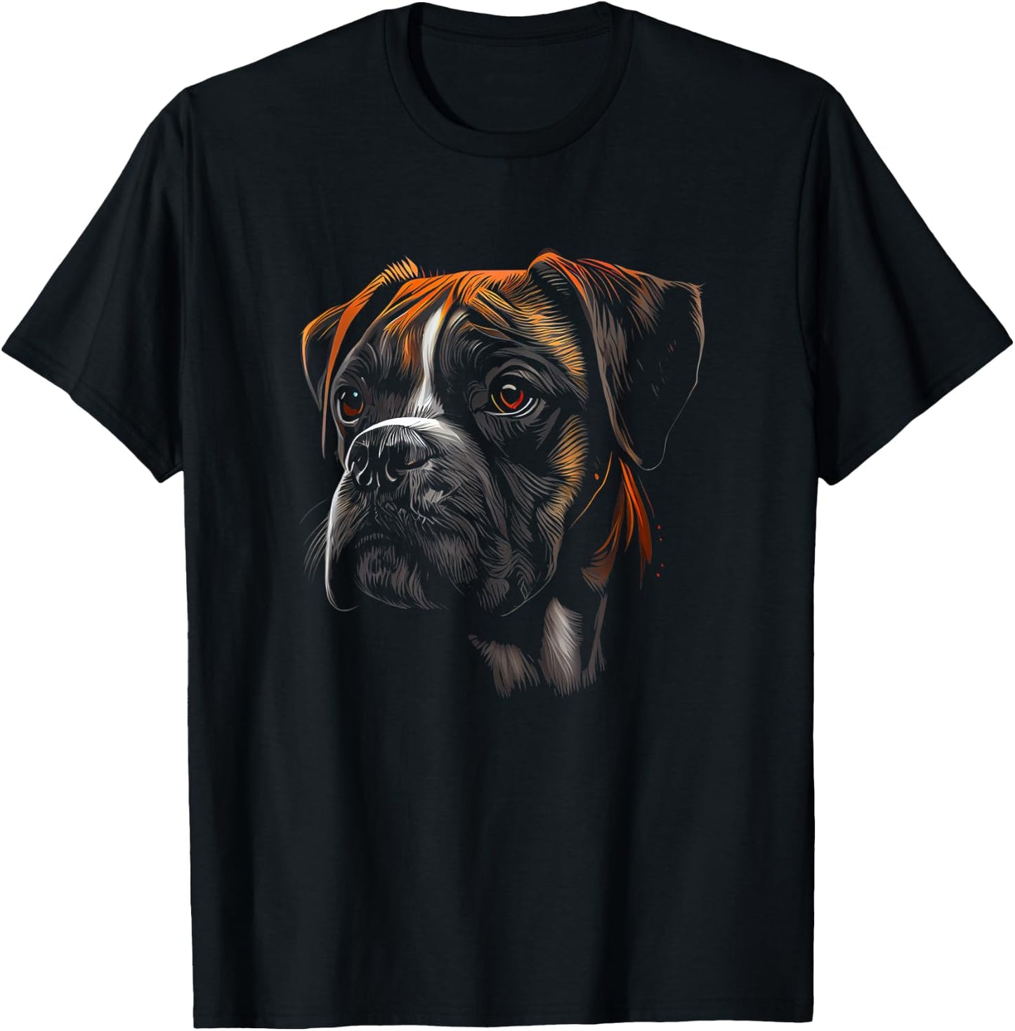 Boxer Dog T-Shirt - T-Shirt | Black