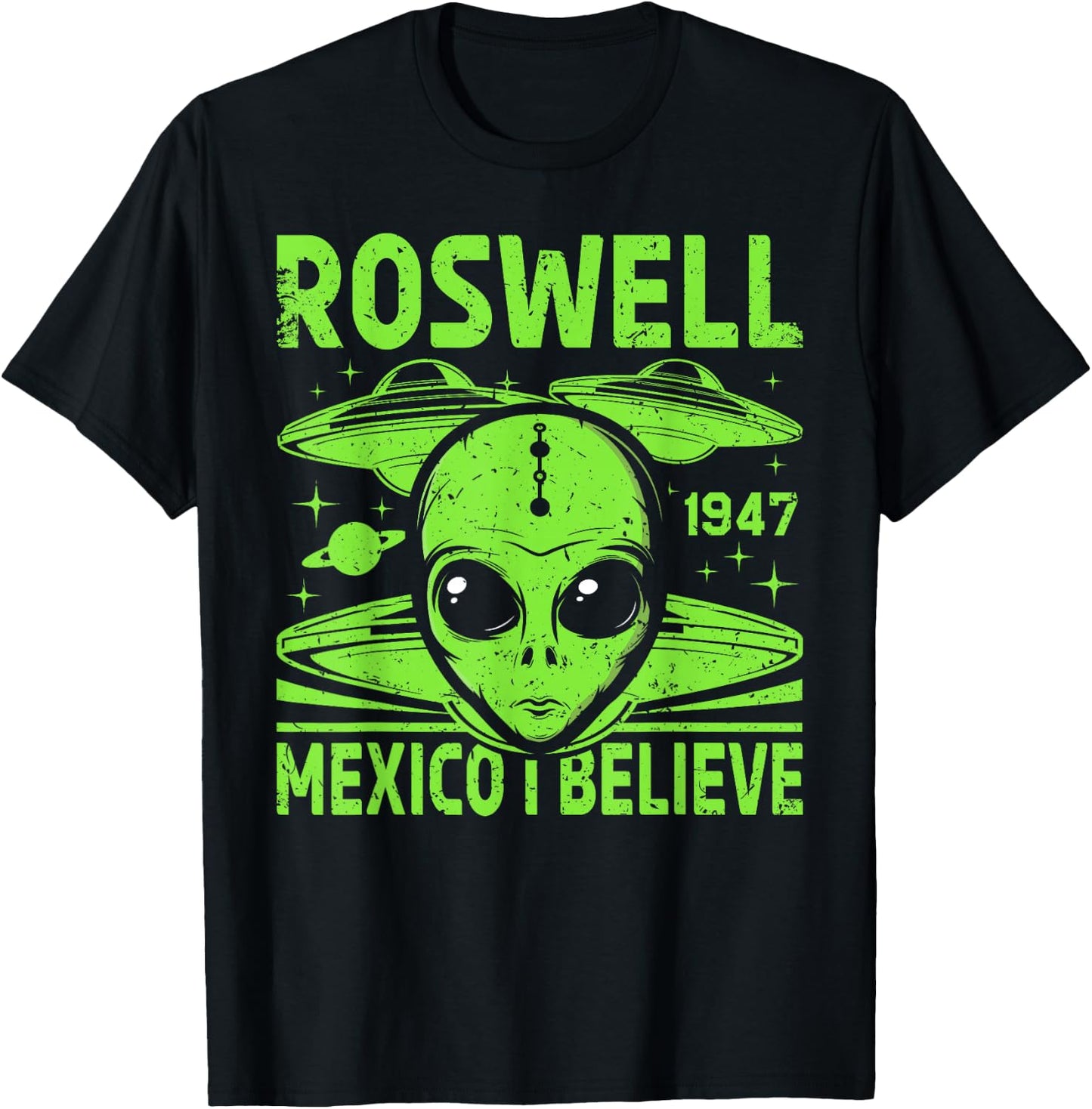 Aliens sind echte Roswell T-Shirt - T-Shirt | Black
