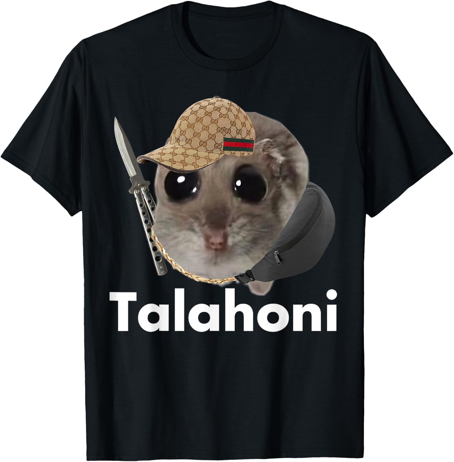 Talahoni Hamsti , black T-Shirt - T-Shirt | Black