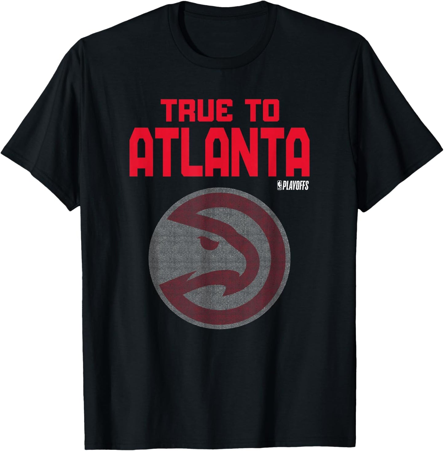 NBA 2026 Playoffs Mantra Hawks Billboard T-Shirt - T-Shirt | Black