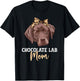 Chocolate Lab Mom Chocolate Labrador Owner T-Shirt - T-Shirt | Black