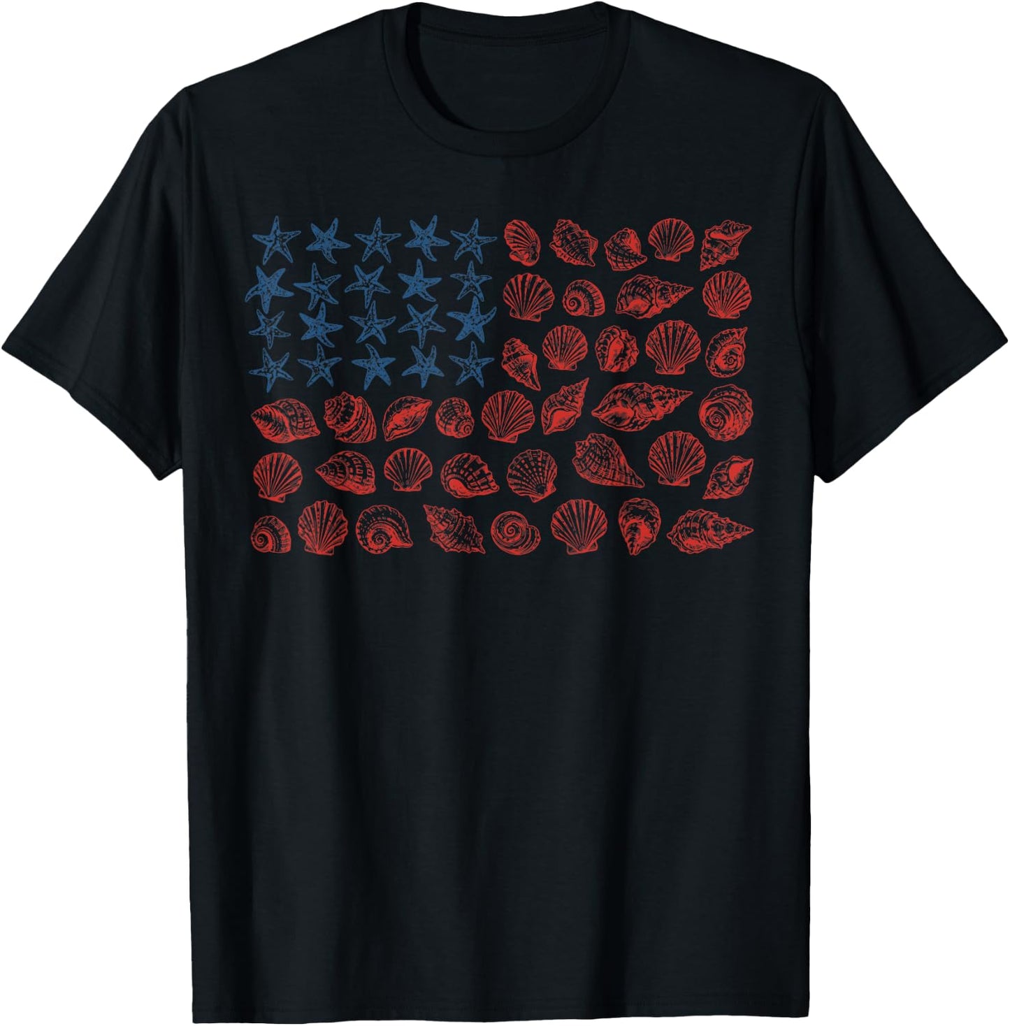 250th American Flag Patriotic Beach Lover 4th of July T-Shirt - T-Shirt | Black