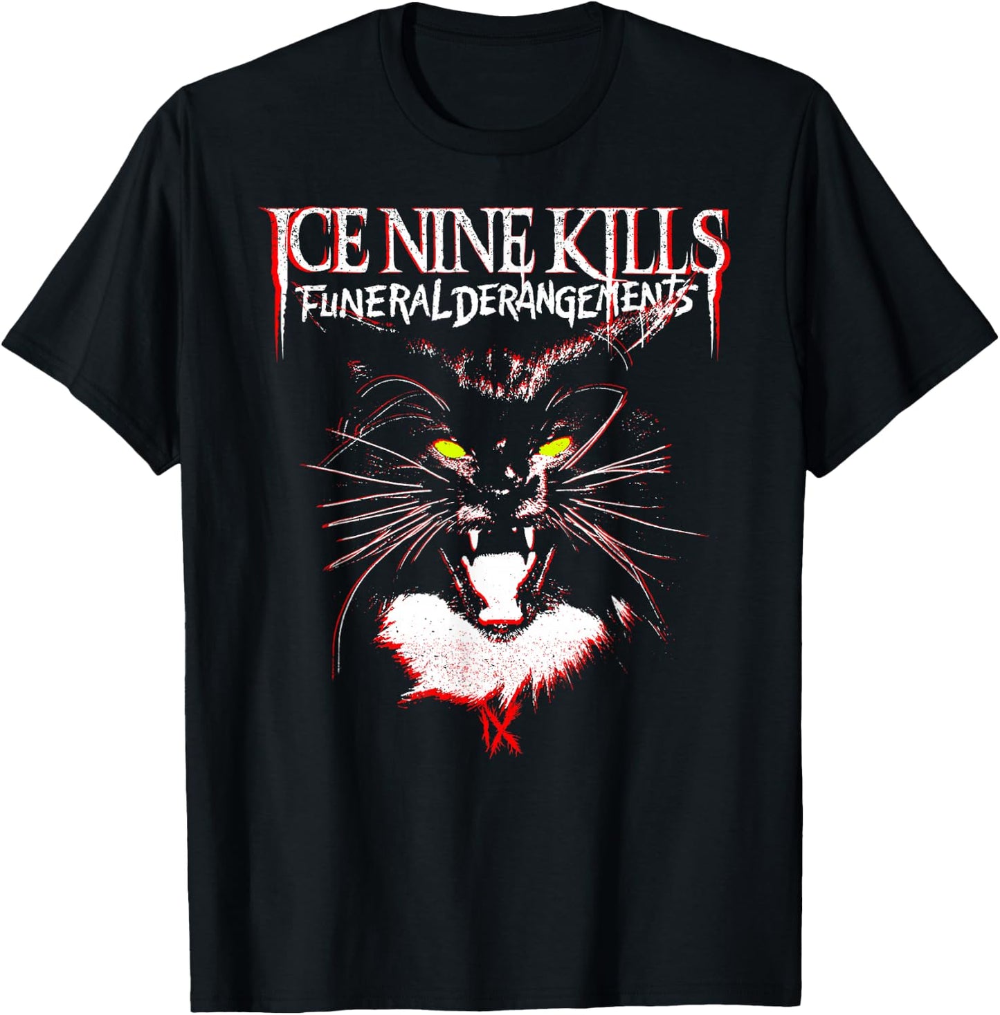 Ice Nine Kills - Funeral Derangements Halloween , black T-Shirt - T-Shirt | Black