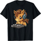 Cute Horse DJ T-Shirt - T-Shirt | Black