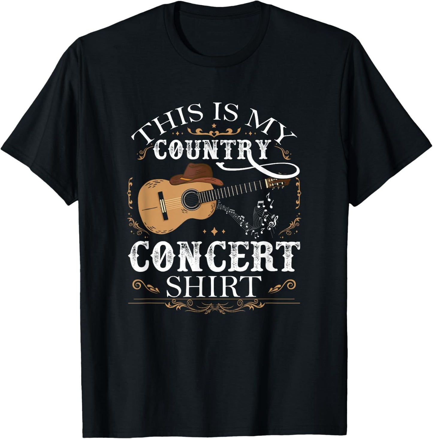 Country Music Country Concert T-Shirt - T-Shirt | Black