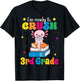 I'm Ready To Crush Third 3rd Grade Axolotl Back To School T-Shirt - T-Shirt | Black