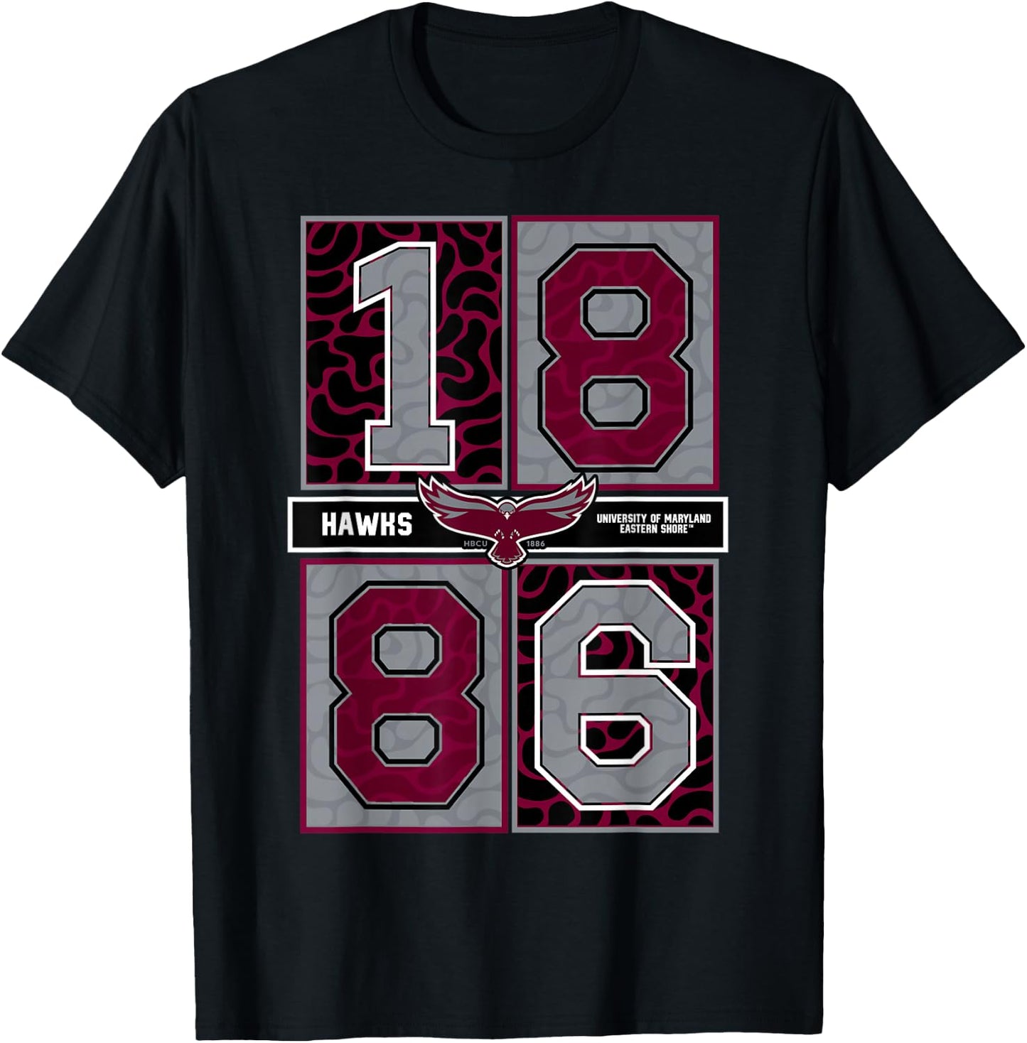 University of Maryland Eastern Shore - Concrete Date UMES T-Shirt - T-Shirt | Black