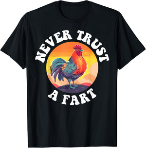 Never Trust A Fart T-Shirt - T-Shirt | Black