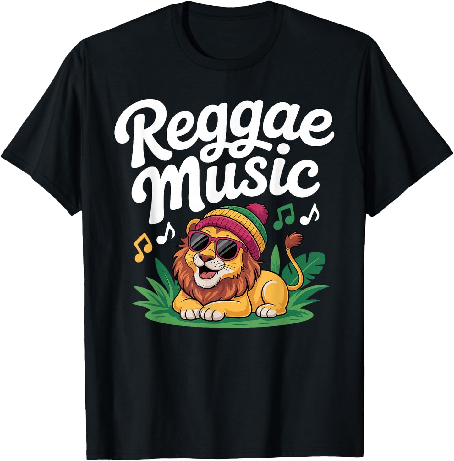 Funny Reggae Art Women Jamaican Rasta Rastafari T-Shirt - T-Shirt | Black