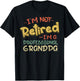 Not Retired Im Professional Grandpa Fathers Day Grandfather T-Shirt - T-Shirt | Black