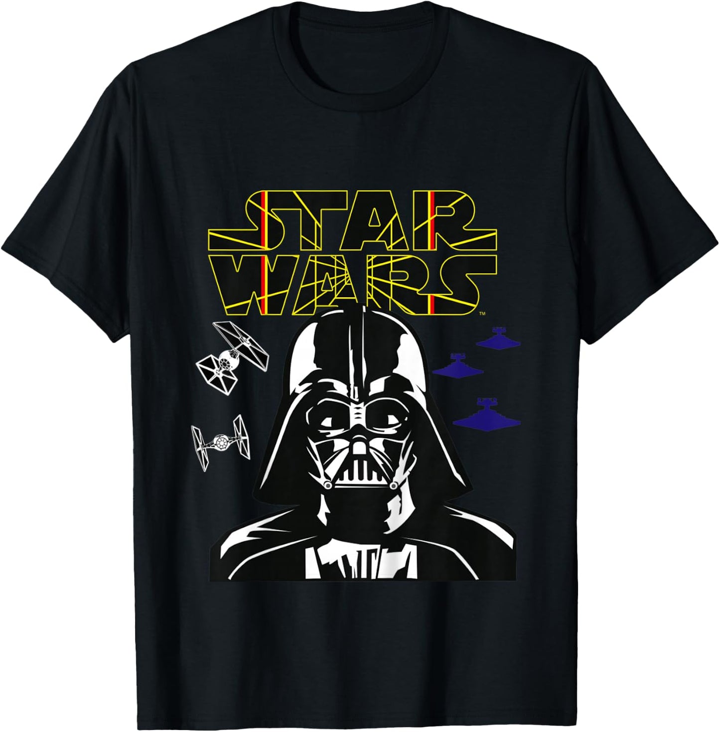 Star Wars Darth Vader Comp Logo T-Shirt - T-Shirt | Black