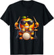 Drums Orange Fruit Rire Batterie Solaire T-Shirt - T-Shirt | Black