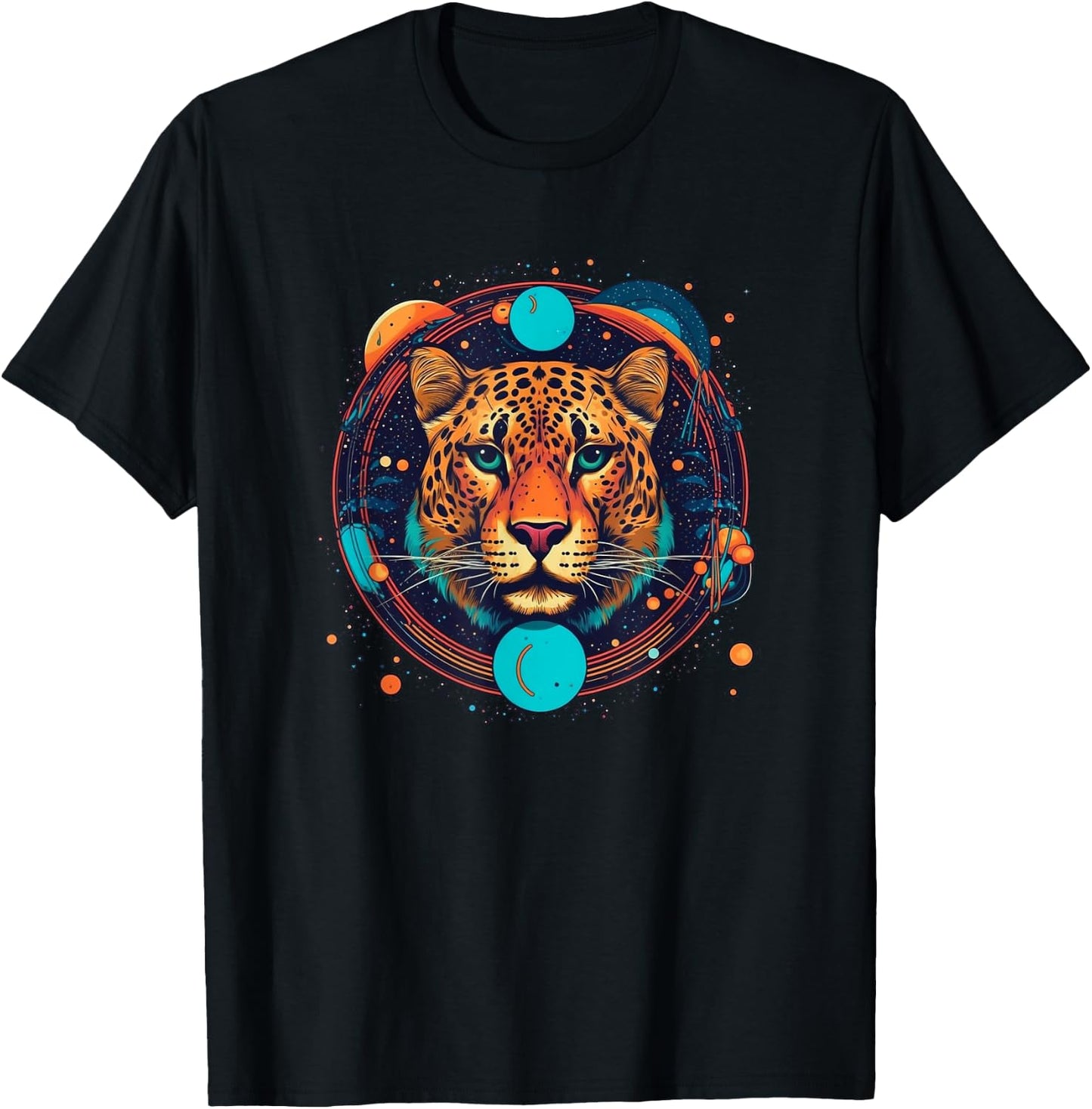 Leopard Wild Animal Leopard Men Women Kids T-Shirt - T-Shirt | Black