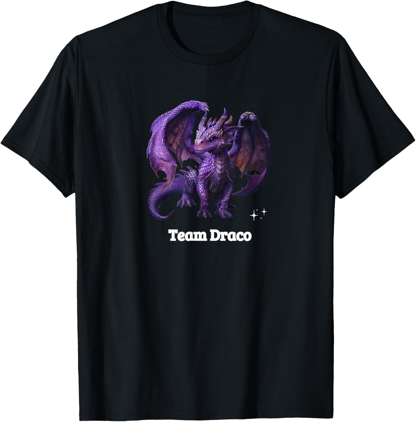 Draco der Lichtdrache T-Shirt - T-Shirt | Black