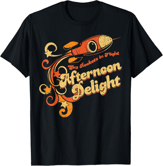 Vintage Afternoon Delight T-Shirt - T-Shirt | Black