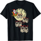 Reindeer Pug Santa Christmas Animal Pet Xmas Dog Lover PJ T-Shirt - T-Shirt | Black