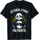 video games panda gaming boy gamer , Black, S T-Shirt - T-Shirt | Black