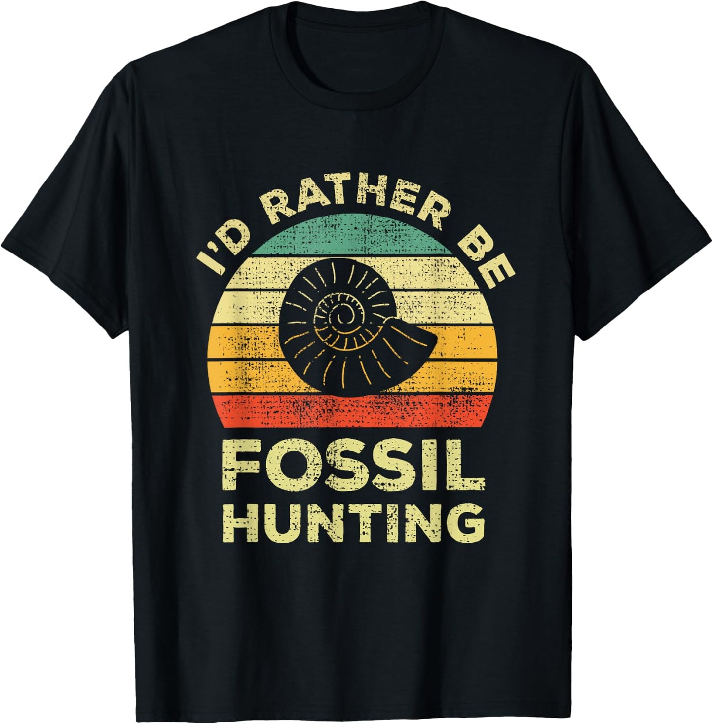 I'd rather look for fossils T-Shirt - T-Shirt | Black