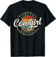 Cowgirl Limited Edition Vintage Stamp Western Rancher T-Shirt - T-Shirt | Black