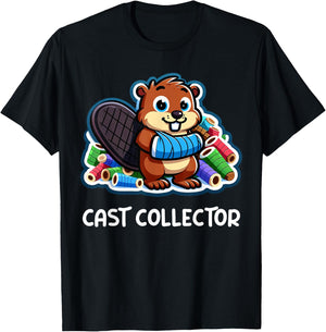 Funny Cast Collector Fun Broken Arm Gifts For Kids T-Shirt - T-Shirt | Black