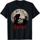 Lustiger Dracula Horror - But First Coffee Gothic Vampir Fans T-Shirt - T-Shirt | Black