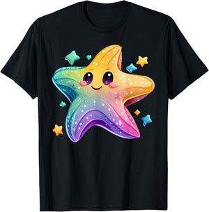 Starfish Costume Adult Women Children Starfish T-Shirt - T-Shirt | Black