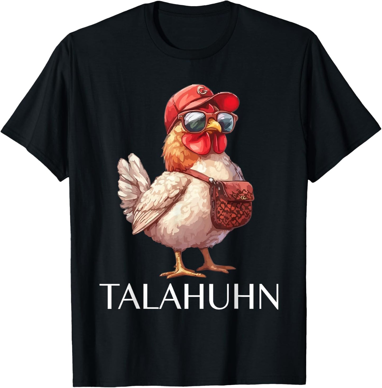 Talahuhn Spruch Lustig Tala Huhn Motiv , -Erwachsene, Schwarz, S T-Shirt - T-Shirt | Black