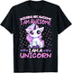 Unicorn Awesome Quote sweet unicorns daughter T-Shirt - T-Shirt | Black