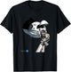 NASA SpaceX Dragon Capsule at The ISS T-Shirt - T-Shirt | Black