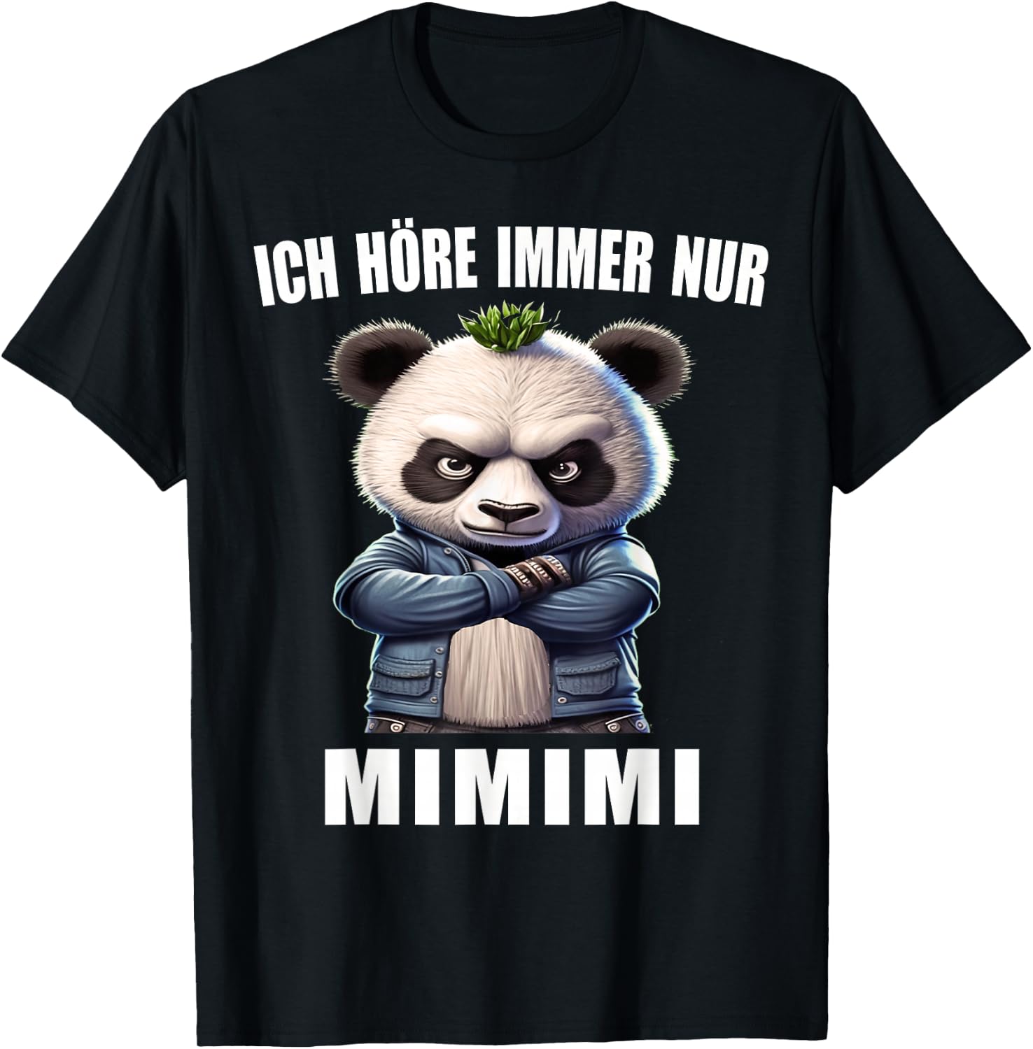 Ich hörre immer nur Mimimi Heulsuse heul doch Mi mi , black T-Shirt - T-Shirt | Black