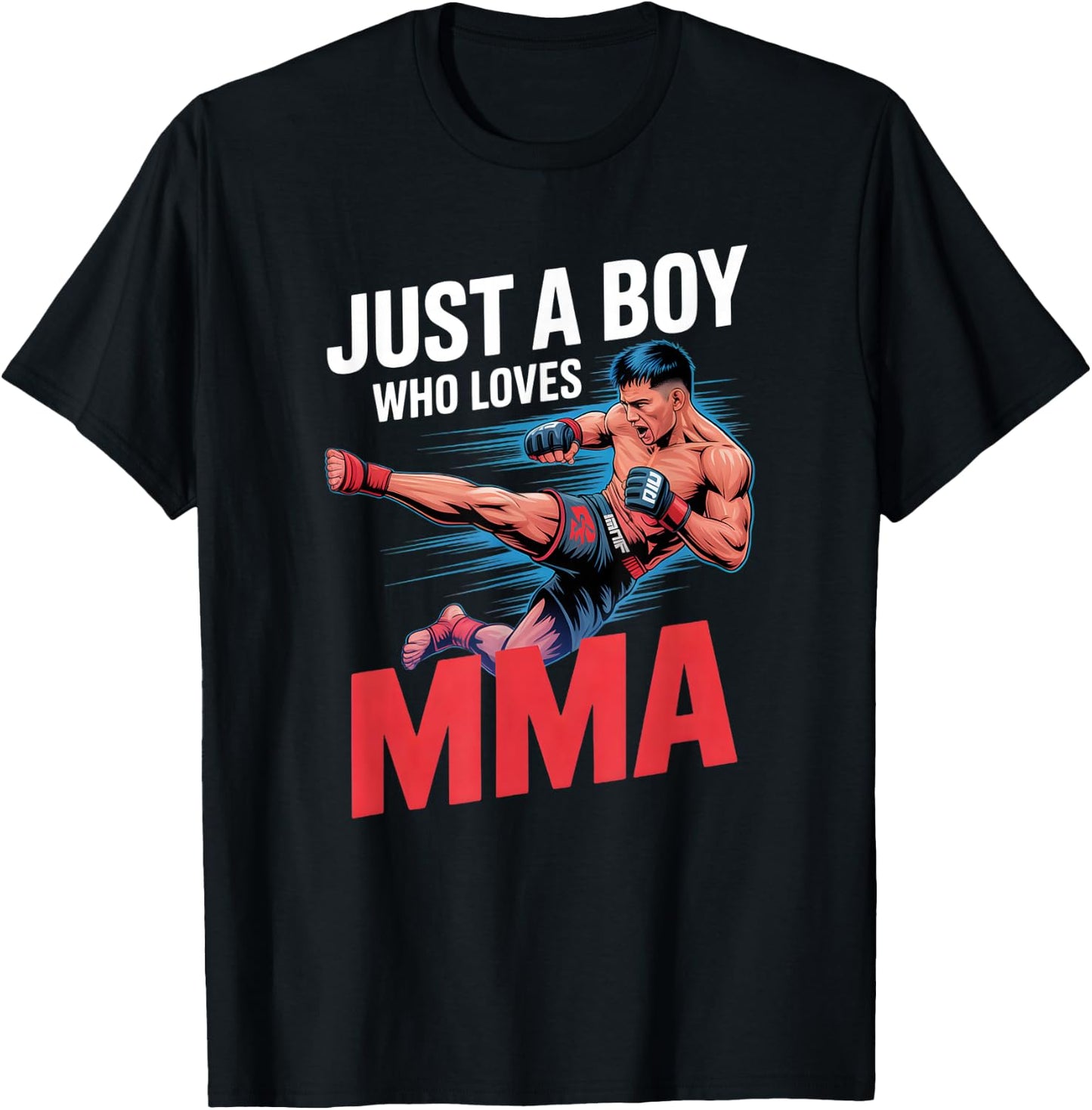 Boys MMA T-Shirt - T-Shirt | Black