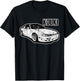 S14 Kouki JDM Drift Car Outlined 90s Classic Motorsports T-Shirt - T-Shirt | Black