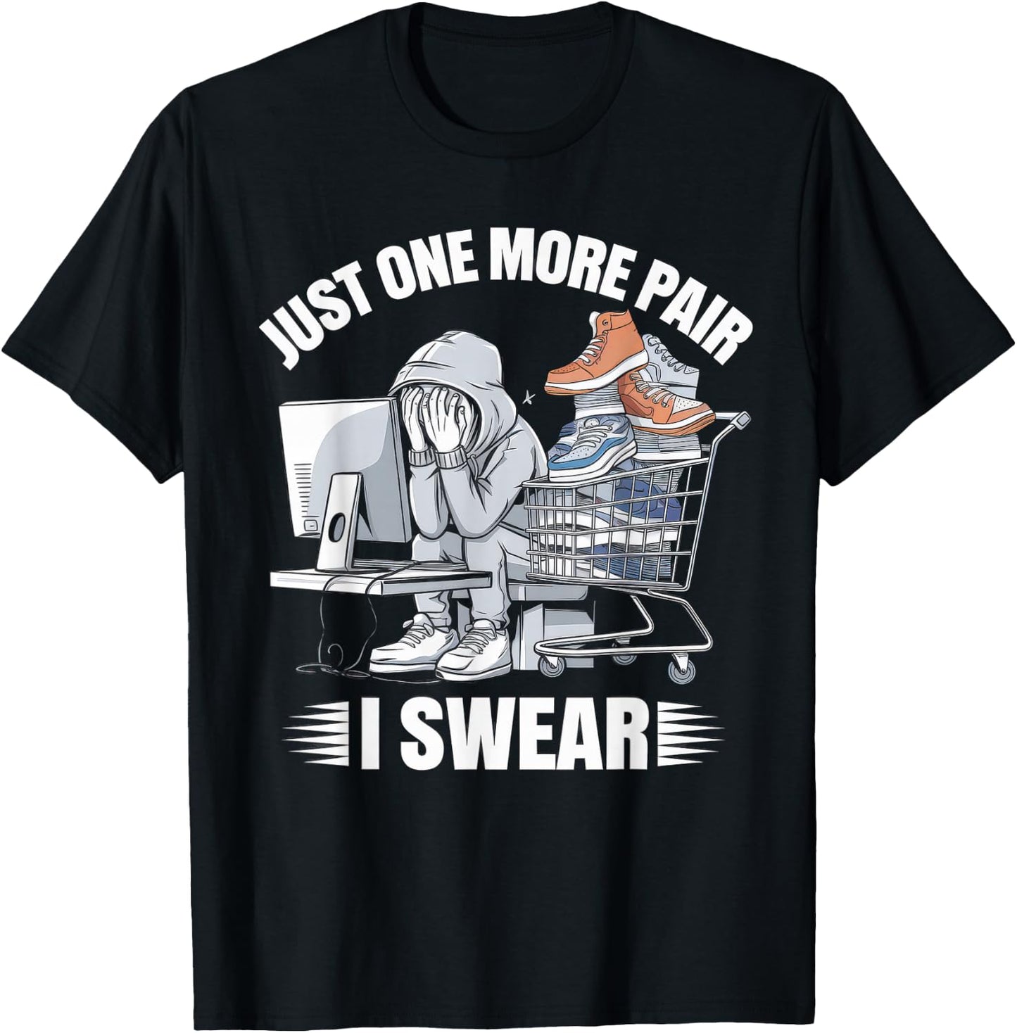 Sneaker Sneakerhead Streetwear Urban T-Shirt - T-Shirt | Black