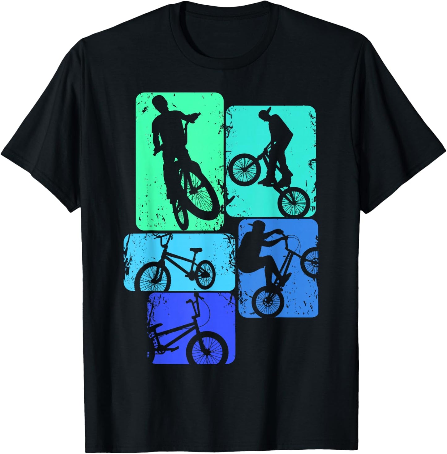 BMX Bike Stunt Boys' Children's , black, s T-Shirt - T-Shirt | Black