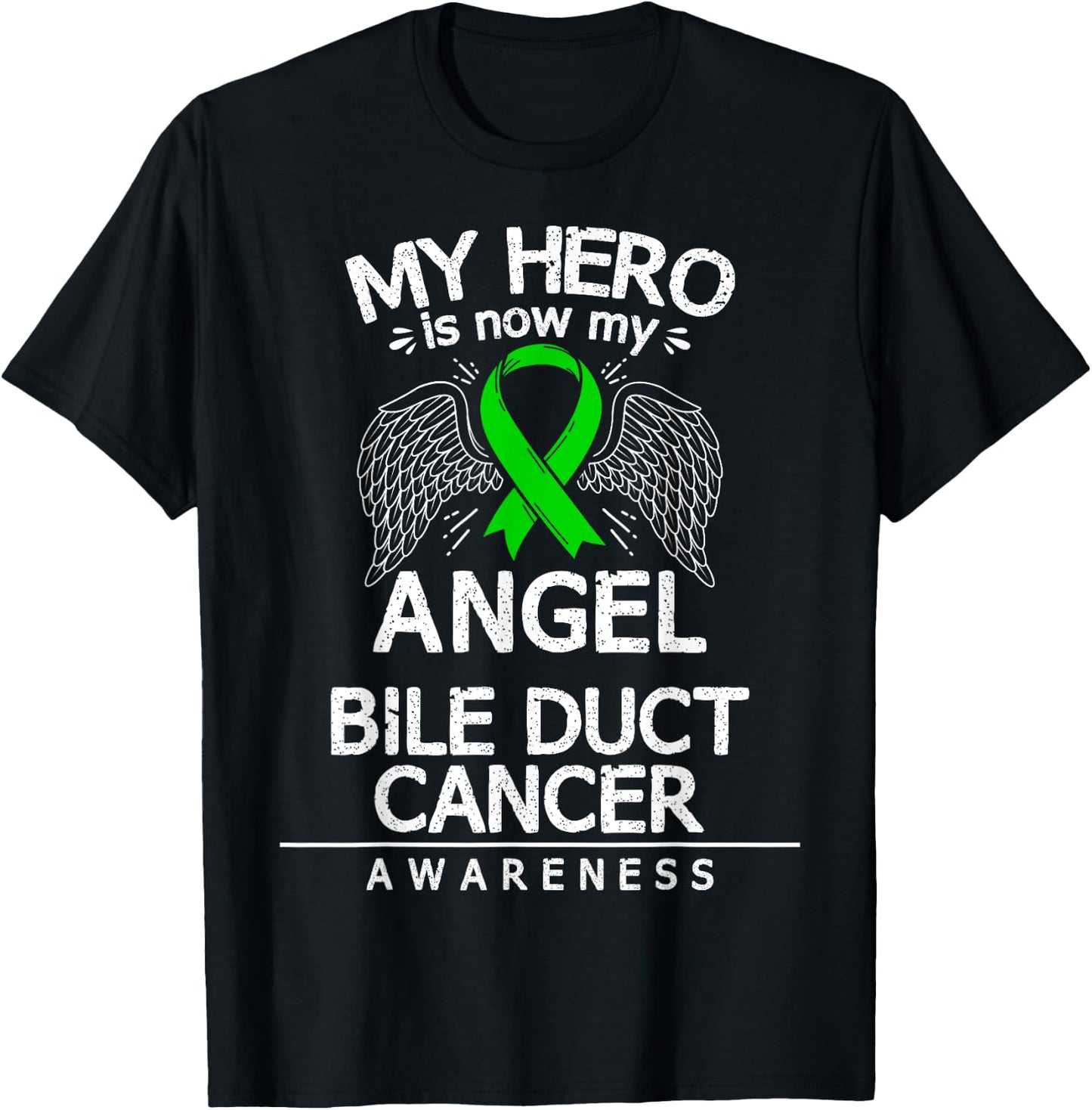 Cholangiocarcinoma Awareness Bile Duct Cancer Survivor T-Shirt - T-Shirt | Black