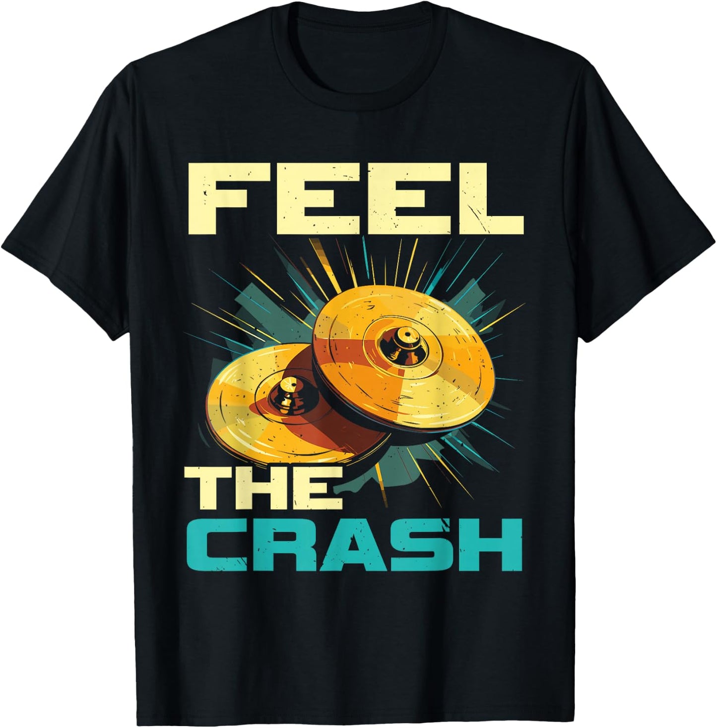 Cymbals Percussion Marching Band Cymbals Player Cymbal T-Shirt - T-Shirt | Black