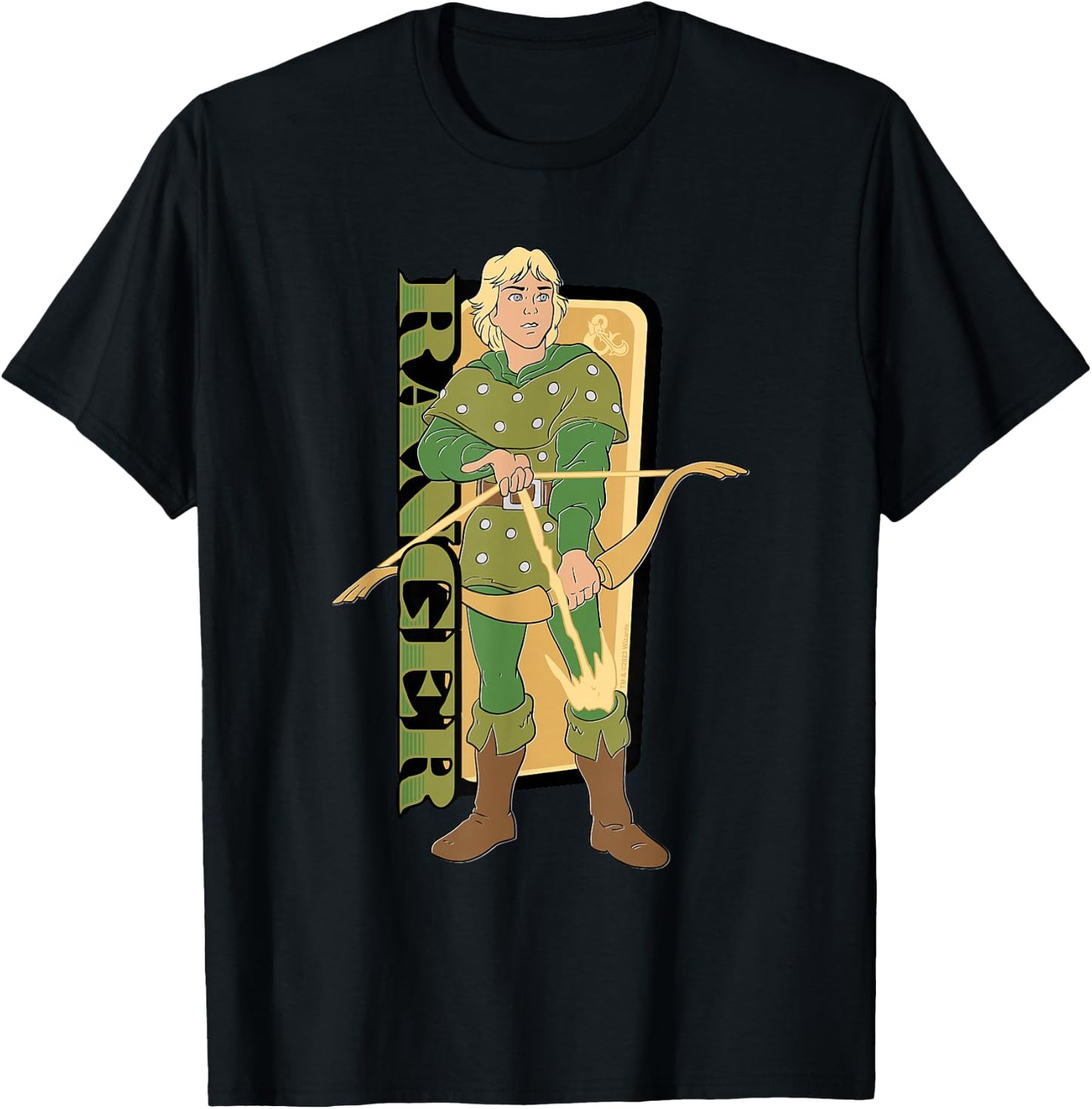 Dungeons & Dragons Hank the Ranger T-Shirt - T-Shirt | Black