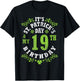 It's Saint Patrick's Day My 19th Birthday Happy 19 Years Old T-Shirt - T-Shirt | Black