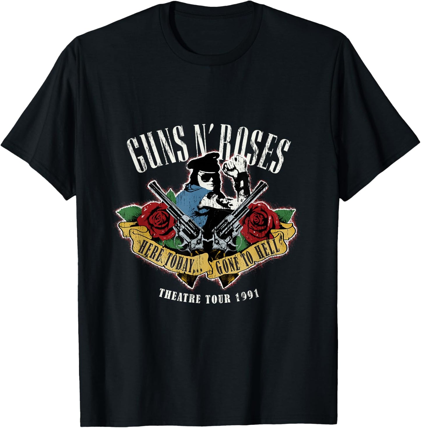 Guns N' Roses Offizielles Here Today Gone To Hell T-Shirt - T-Shirt | Black